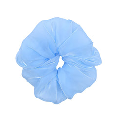 Fashion Solid Color Lustrous Scrunchies for Baby Girls Cute Sweet Elegant Graceful Hair Ties for Kids Children Hair Accessories