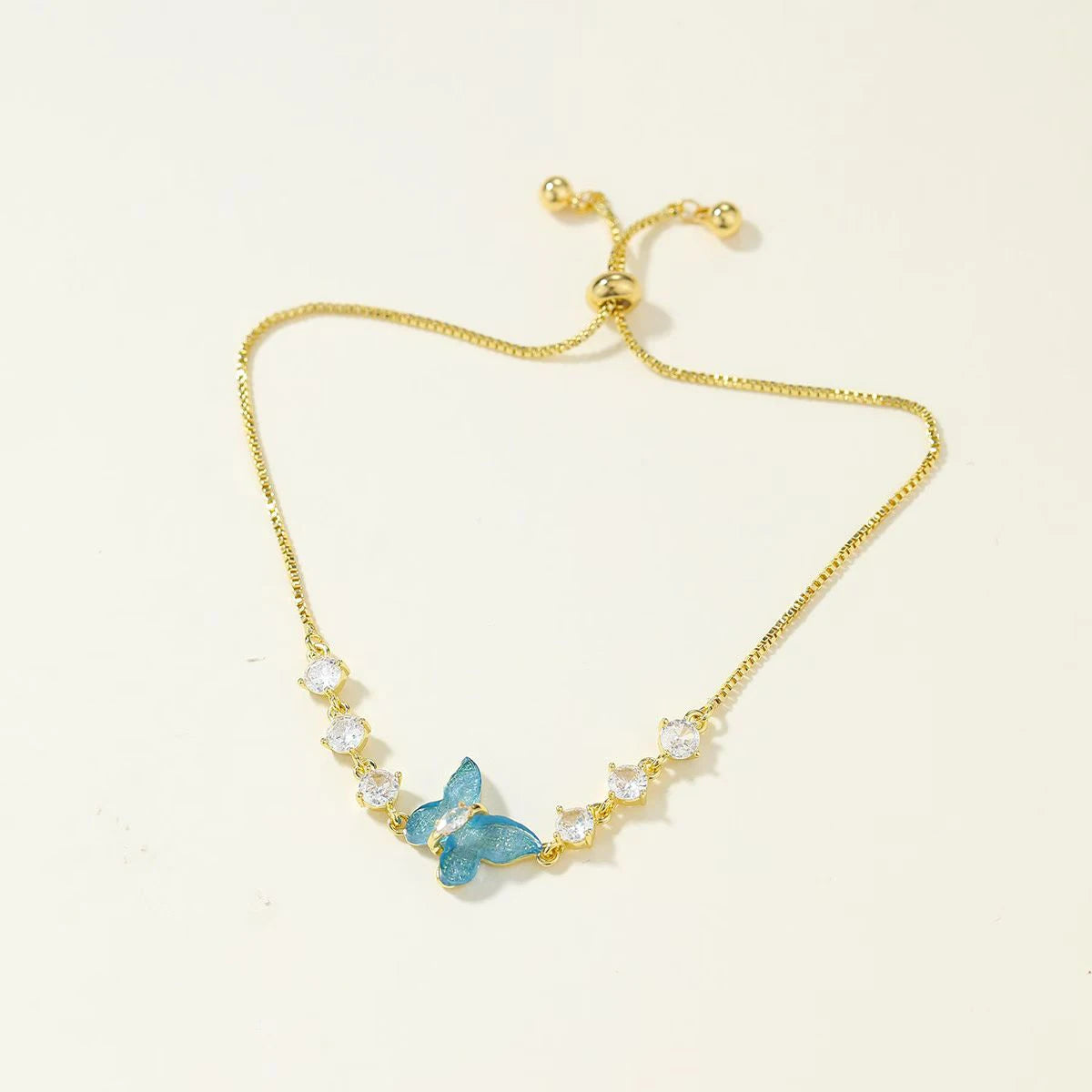 Fashion Flower Butterfly Luxury Sweet Dainty Necklaces for Girls Elegant Charms Jewelry for Women Ladies Accessories Wholesale