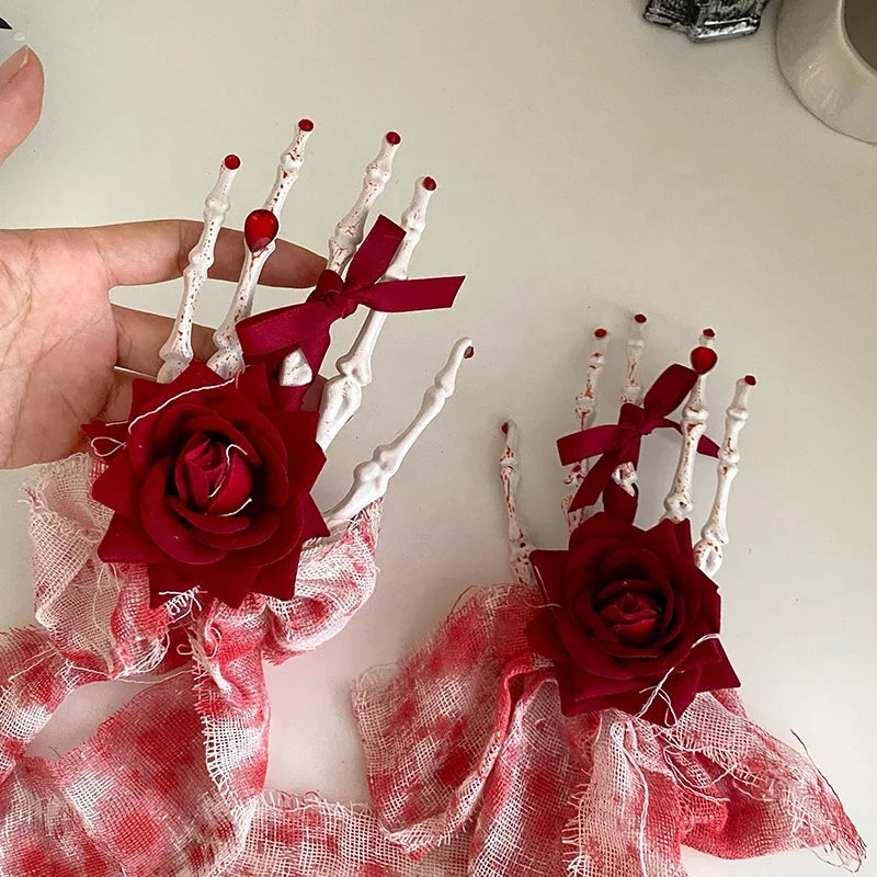 Women 2025 Halloween Festival New Design Hair Clips Fashion Scary High Quality Customized Bulk Order in Stock Hairpins Accessory