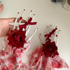 Women 2025 Halloween Festival New Design Hair Clips Fashion Scary High Quality Customized Bulk Order in Stock Hairpins Accessory