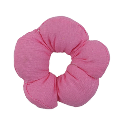 Sweet Solid Color Plaid Dot Stripe Flower Scrunchies Cute Hair Ties for Baby Girls Fashionable Hair Accessories for Kids