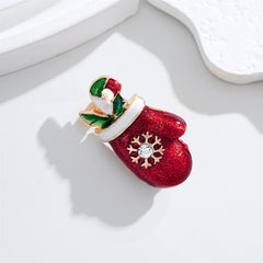 Fashion Cute Christmas Sweet Brooches for Girls Stylish Trendy Glamorous Pins Jewelry for Women Ladies Accessories Hot Sale