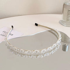 Elegant Princess Style Glitter Headband for Women Lustrous Sparkle Hair Accessories for Girls and Ladies