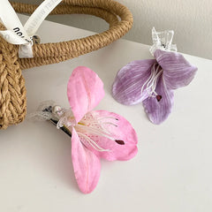 Brand New Sweet Flower Lace Hair Clips for Girls Fashion Cute Trendy Alligator Haarspange for Women Ladies Hair Accessories