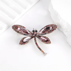 Fashion Sweet Cute Animals Dragonfly Brooches for Girls Stylish Glamorous Pins Jewelry for Women Ladies Accessories Wholesale