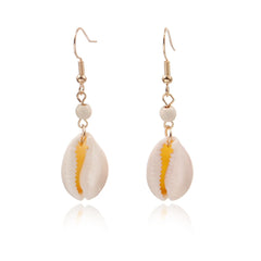 Fashion Shell Animals Drop Earrings for Girls Sweet Elegant Glamorous Boho Jewelry for Women Ladies Accessories Teenager Female