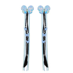 Wholesale Small 5cm Size Cute Girly Butterfly Ribbon Wig Braid Decorative Hair Claw Clips Sweet Children's Hairpins Accessories