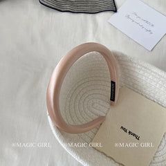 Women Solid Color Minimalistic Wide Headbands Fashion Sweet Elegant Wholesale in Stock Hairbands Accessories for Female Daily