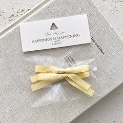 Sweet Cute Candy Solid Color Bowknot Hair Clips for Girls Princess Style Fashion Alligator for Women Ladies Hair Accessories