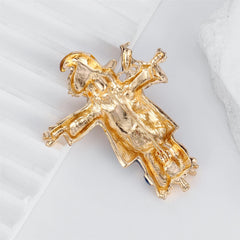 Fashion Scarecrow Trendy Luxury Cartoon Brooches for Girls Sweet Elegant Pins Jewelry for Women Ladies Accessories Wholesale