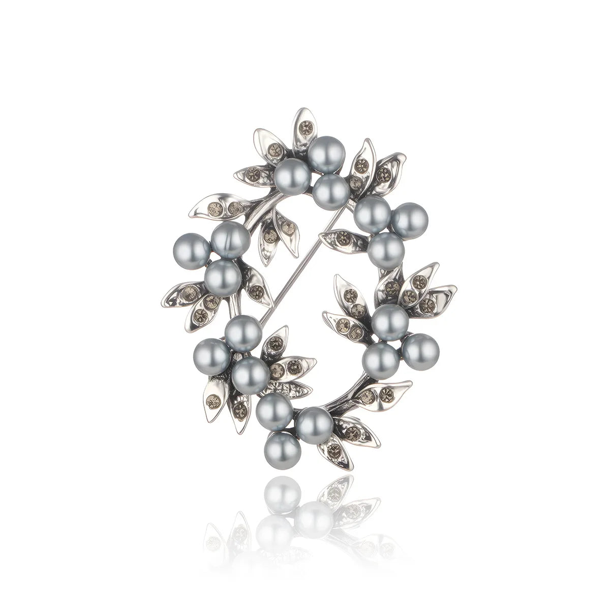 Fashion Elegant Imitation Pearl Graceful Brooches for Girls Stylish Classic Pins Jewelry for Women Ladies Accessories Hot Sale