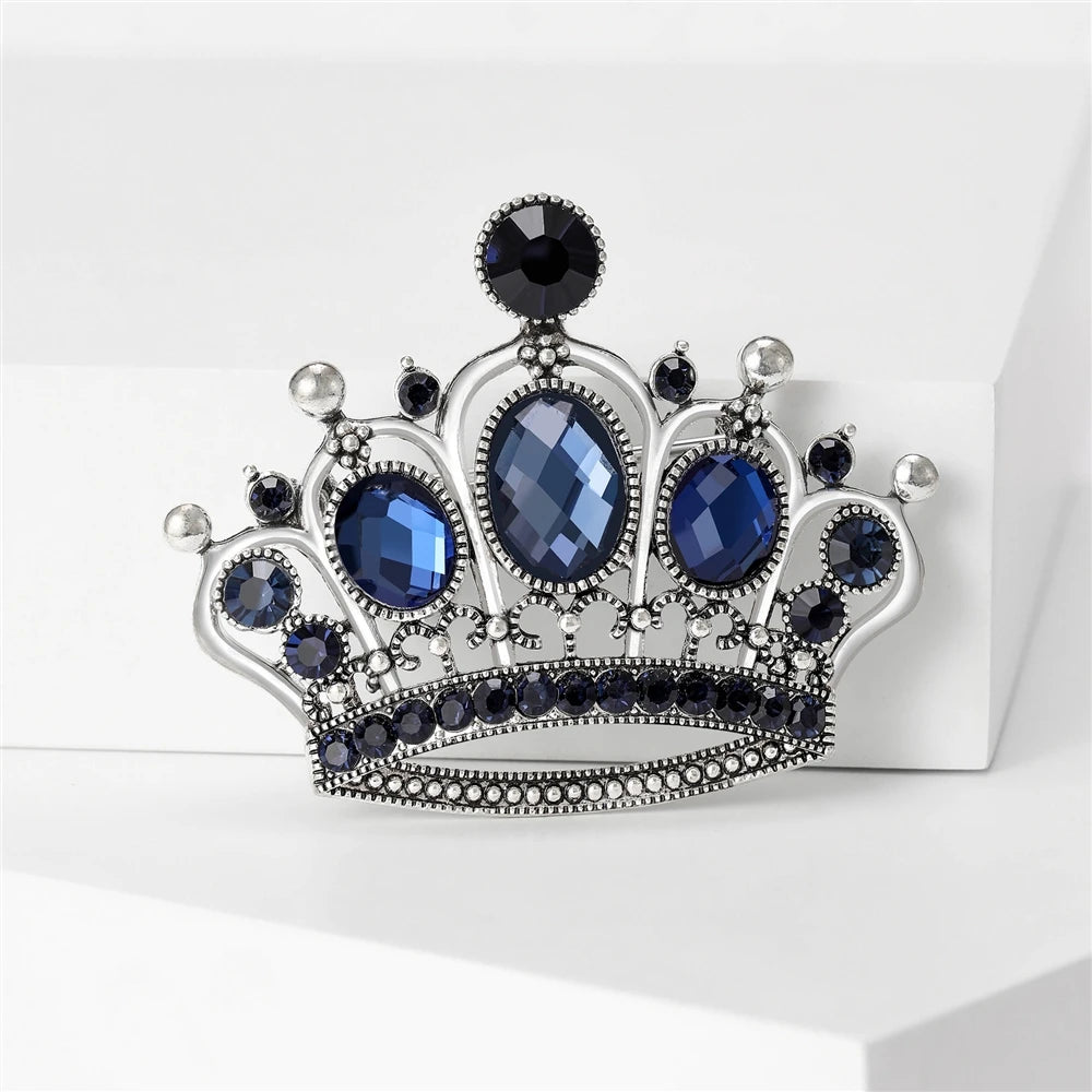 Fashion Luxury Elegant Glitter Sparking Brooches for Girls Crown New Design Pins Jewelry for Women Ladies Accessories Hot Sale