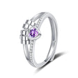 The opening is adjustable. / Purple
