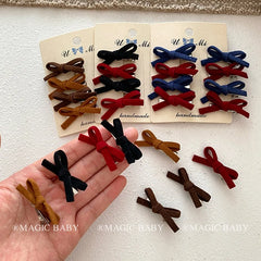 Fashion Simple Classic Bowknot Hair Clips for Baby Girls Cute Sweet Kawaii Alligators for Kids Child Hair Accessories in Stock
