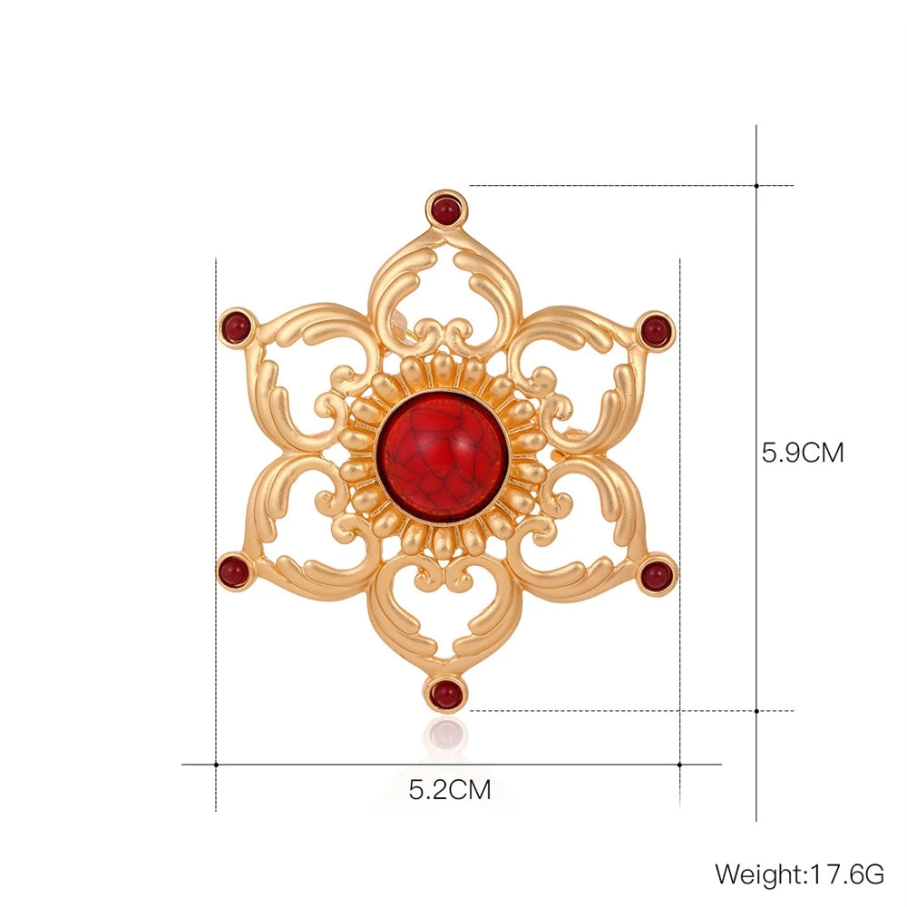 Fashion Simple Flowers Sweet Brooches for Girls Trendy Stylish Graceful Pins Jewelry for Women Ladies Accessories Hot Sale