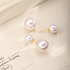 Fashion Pearl Sweet Elegant Classic Stud Earrings for Girls Trendy Simple Jewelry for Women Ladies Wholesale China Supplier
