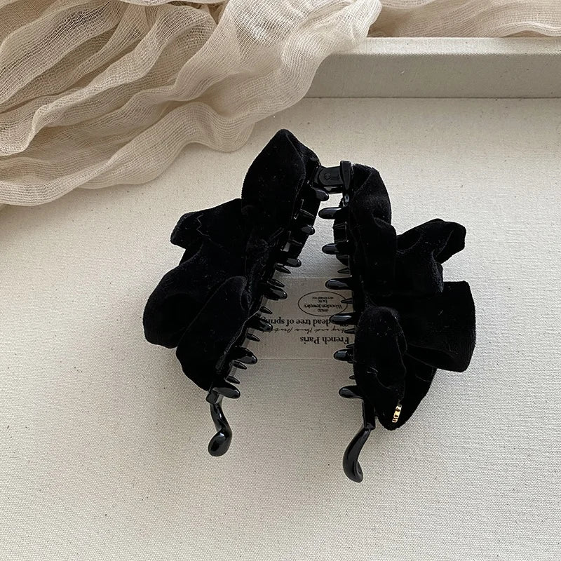 Fashion Solid Color Simple Minimalistic Hair Clips for Girls Elegant Graceful Banana Clips for Women Ladies Hair Accessories