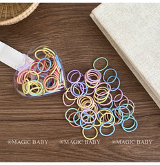 Sweet Cute Simple Minimalistic Scrunchies High Elastic Fashion Hair Ties for Kids Durable Accessory Stock