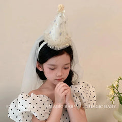 Test Classic Cute Glitter Birthday Headband for Baby Girls Simple Hair Bands Accessories for Kids Children