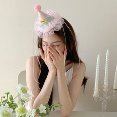 Hot Sale Birthday Letter Ribbon Barrette Hair Claws Sweet Cute Fashion Large Hair Clips Clamp Accessories for Women Children Use