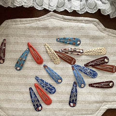 Fashion Water Drop Simple Hair Clips for Baby Girls Durable Trendy Snap Clips for Kids Children Hair Accessories in Stock