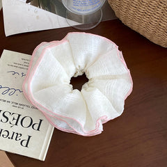 Kids Multiple Layer Simple Ponytail Holder Scrunchies Chic Fashion Elegant Wholesale in Stock Hair Ties Accessories for Children