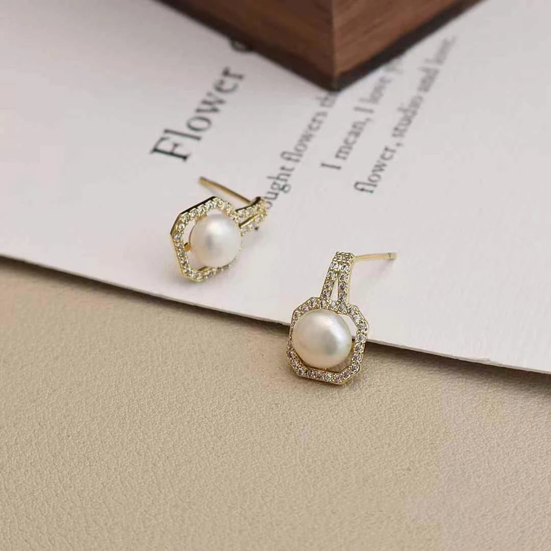 Fashion Elegant Bold Luxury Imitation Pearl Drop Earrings for Girls Sweet SImple Trendy Jewelry for Women Ladies Accessories