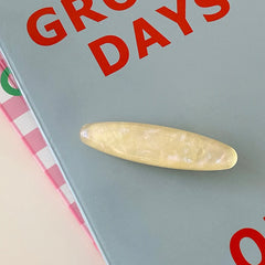 Chic Elegant Solid Color Acetate Hair Clips Girls & Women's Party Fashionable Stylish Sweet Cute Hair Accessories