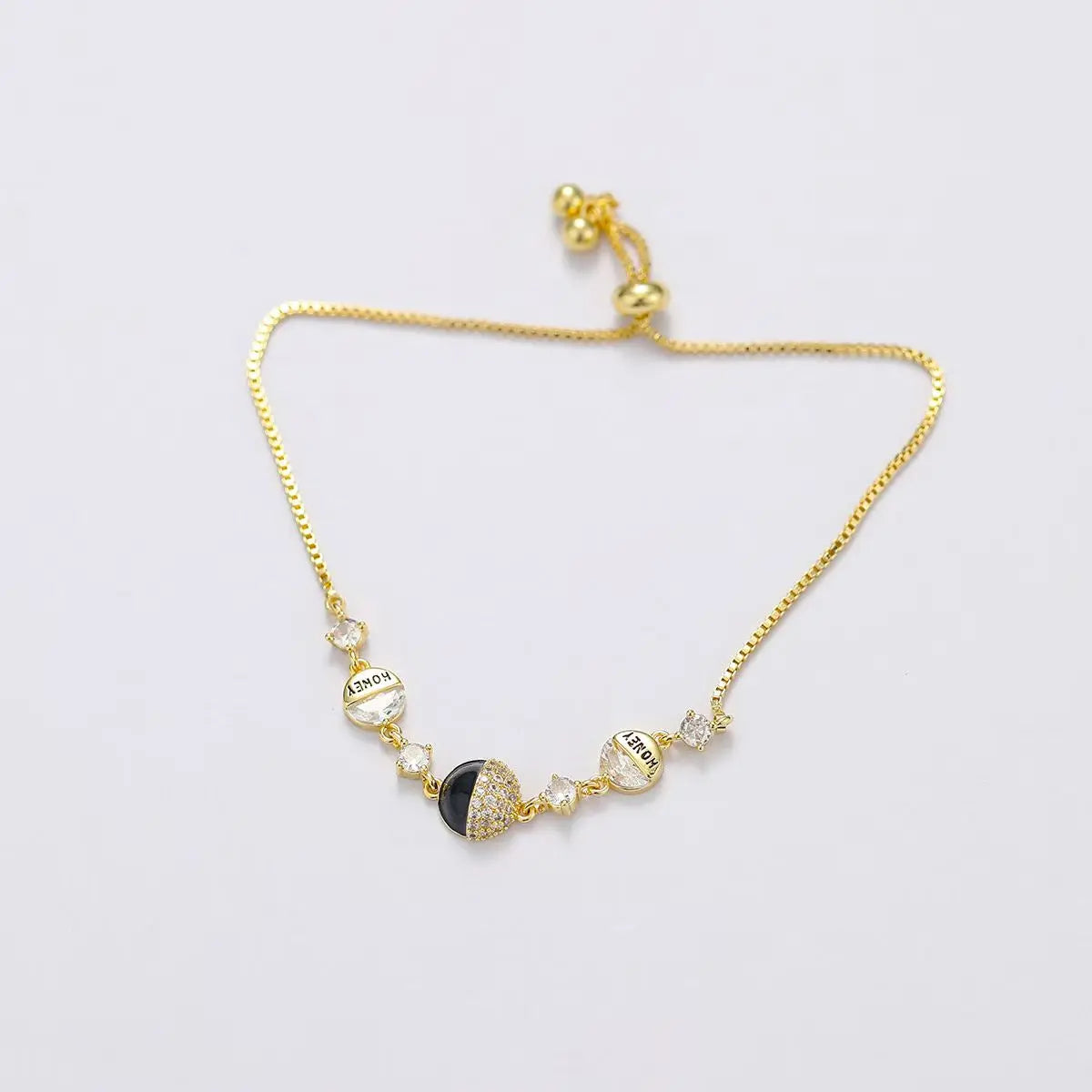 Female Yellow Slim Chain Simple Necklace Fashion Trendy Glitter Sparking Lightweight Customized Bulk Order Jewelry Accessories