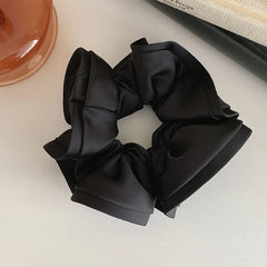 Fashion Solid Color Elegant Simple Scrunchies for Girls Lustrous Graceful Chic Trendy Hair Ties for Women Lady Hair Accessories