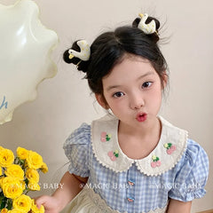 Kids Animals Cartoon Solid Colored High Elastic Hair Ties Fashion Cute Sweet in Stock Scrunchies Accessories for Children Daily