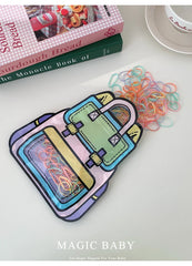 Fashion High Elastic Durable Scrunchies Trendy Stylish Sweet Hair Ties Rope Baby Kids Hair Accessories