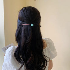 Sweet Cute Fashion Ball Candy Color Hair Clips for Girls Elegant Trendy Bobby Pins for Women Ladies Hair Accessories Stylish