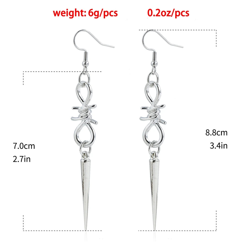 Fashion SImple Minimalistic Elegant Drop Earrings for Girls Glamorous Charms Jewelry for Women Ladies Accessories Wholesale