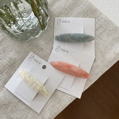 Simple Chic Solid Color Acetate Hair Clips for Girls Elegant Minimalistic Alligators for Women Ladies Hair Accessories Graceful