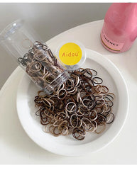 Fashionable Durable High Elastic Sweet Scrunchies Minimalistic Trendy Hair Ties for Baby Girls Kids Children Hair Accessories