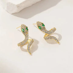 Women Snake Gourd Cherry Shape New Design Small Mini Stud Earring Cute Lovely Fashion Wholesale Jewelry Accessories for Street