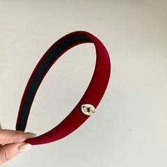 Fashion Solid Color Elegant Luxury Hair Band for Girls Sweet Graceful Stylish Head Band for Women Ladies Hair Accessories
