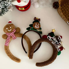 2025 Christmas Classic Fashion Sweet Head Band for Baby Girls Cute Letter Hair Band for Kids Children Hair Accessories in Stock