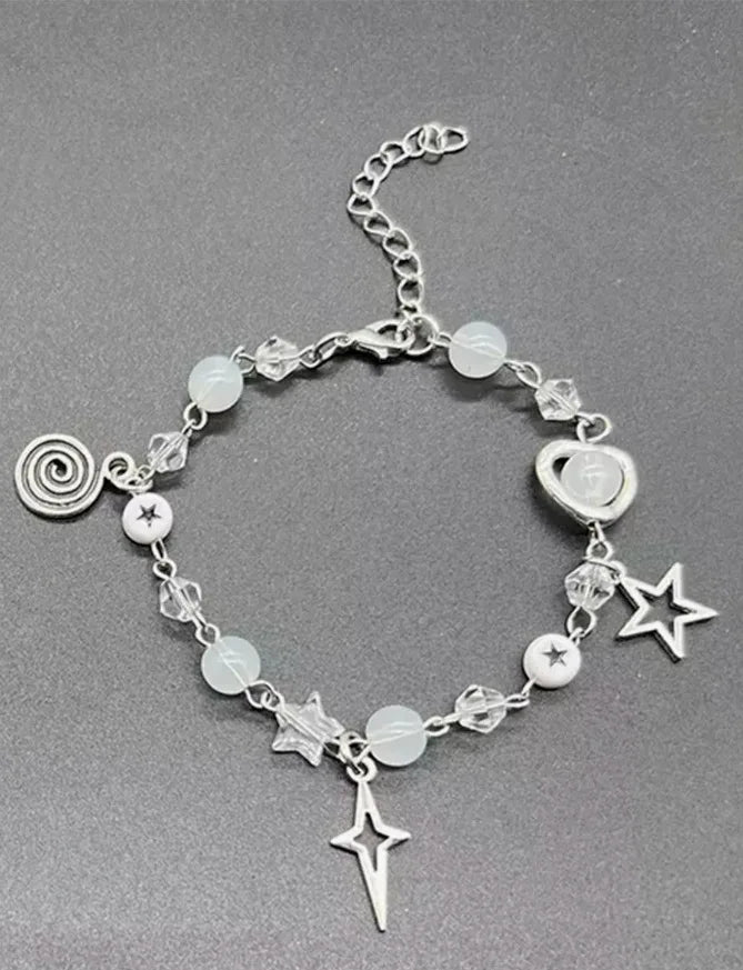 Fashion Butterfly Heart Bracelets for Girls Sweet Cute Y2K Jewellry for Women Ladies Teenager Accessories Chinese Supplier