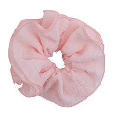 Large Popular Hair Ties Solid Color Minimalist Trendy Sweet Hair Rope for Women Creative Design Popular Scrunchy Hair Accessory