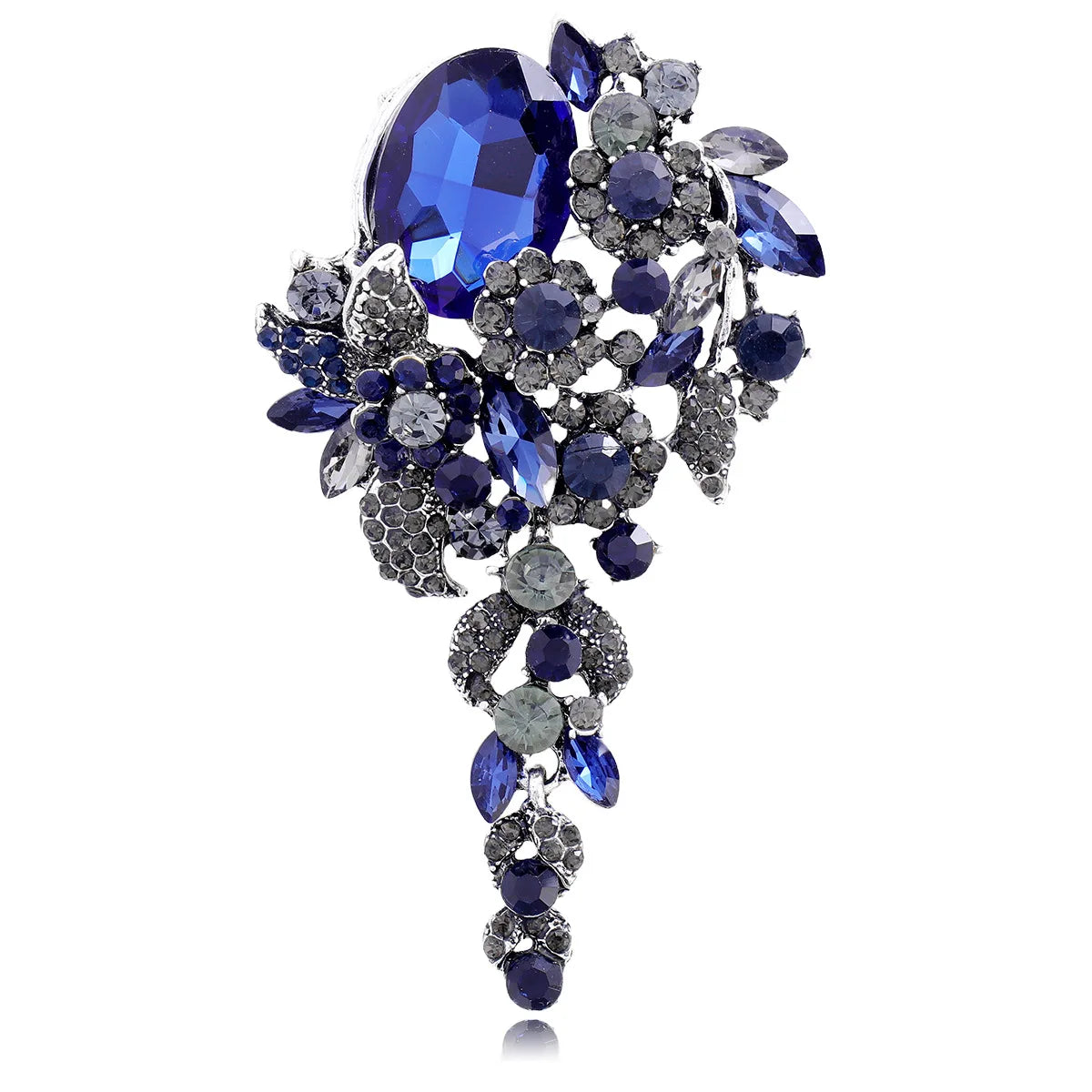 Fashion Glitter Rhinestone Sparking Elegant Brooches for Girls Sweet Dainty Jewelry Pins for Women Ladies Accessories Hot Sale