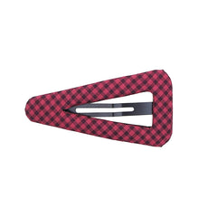 Simple Plaid Minimalistic Hair Clips for Baby Girls Cute Sweet Fashion Snap Clips for Kids Children Hair Accessories in Stock