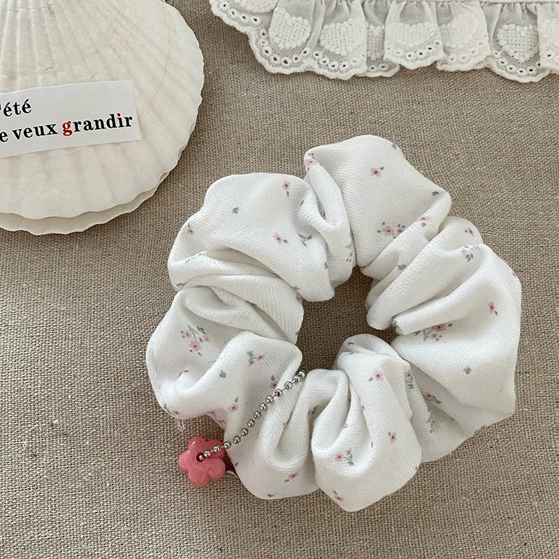 Fashion Elegant Sweet Scrunchies for Girls Trendy Simple Hair Ties for Women Ladies Hair Accessories Chinese Supplier Chic