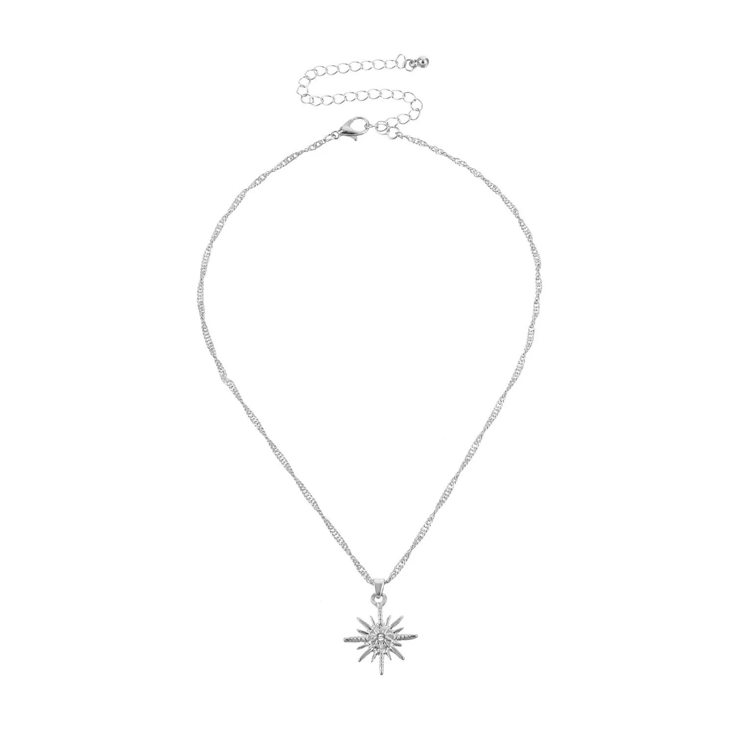 Fashion Simple Sweet Sun Trendy Necklaces for Girls Stylish Elegant Glamorous Jewelry for Women Ladies Accessories Wholesale