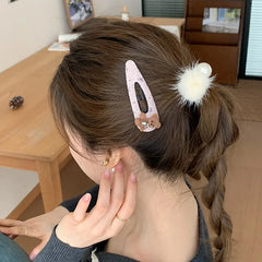 Sweet Fur Cute Animals Bowknot Hair Clips for Girls Bear Elegant Snap Clips for Women Ladies Hair Accessories Chinese Supplier