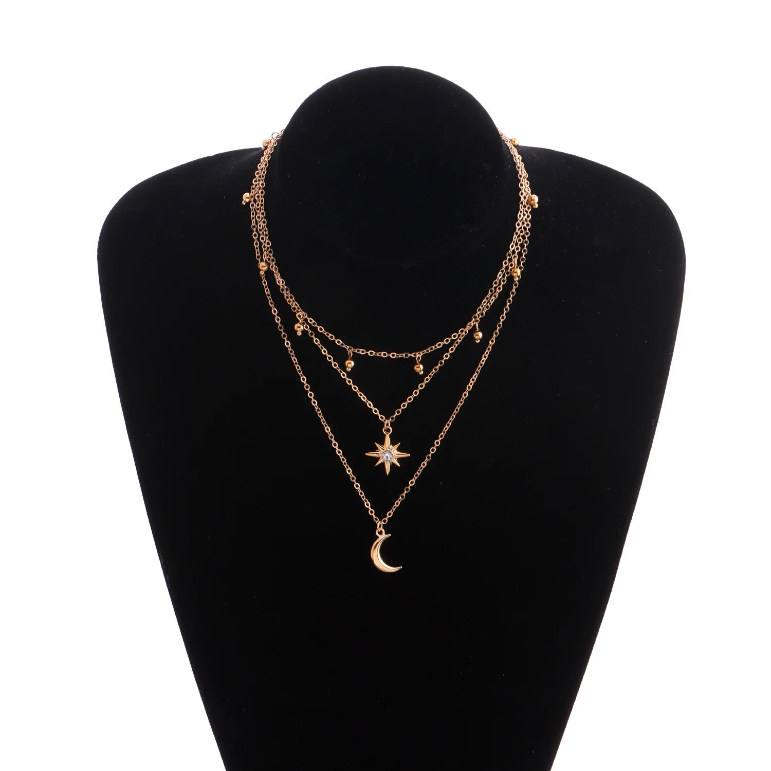 Fashion Moon Sun Simple Necklaces for Girls Sweet Cute Elegant Jewellry for Women Ladies Accessories Chinese Supplier Wholesale