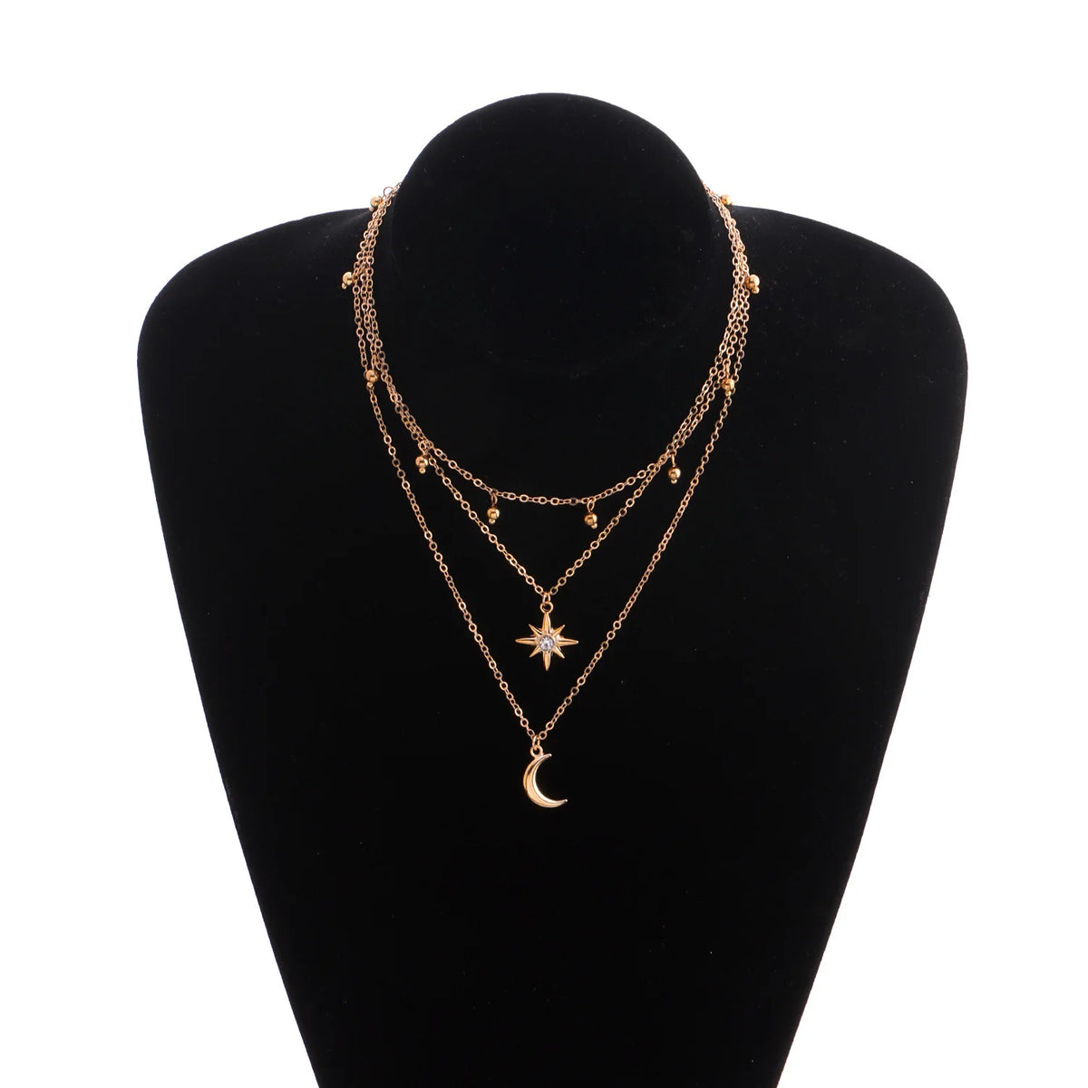 Fashion Moon Sun Simple Necklaces for Girls Sweet Cute Elegant Jewellry for Women Ladies Accessories Chinese Supplier Wholesale