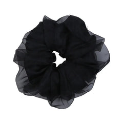 Brand New Elegant Solid Color Trendy Scrunchies Classic Ponytail Hair Ties for Women and Girls Sweet Hair Accessories