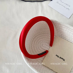 Women Solid Color Minimalistic Wide Headbands Fashion Sweet Elegant Wholesale in Stock Hairbands Accessories for Female Daily